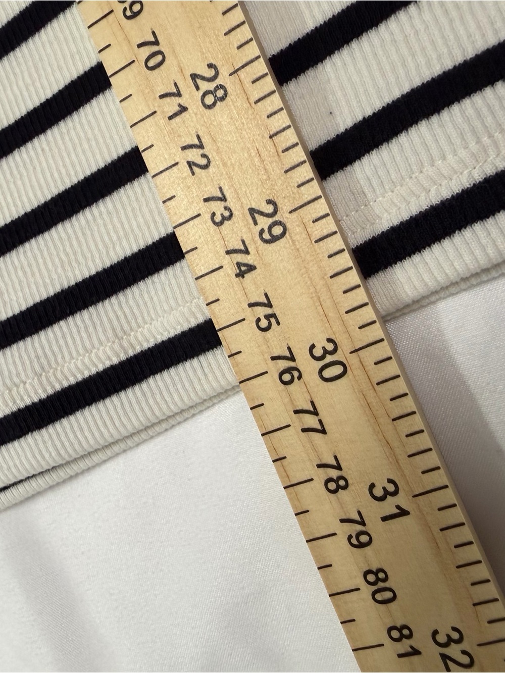 H&M Black and White Striped Midi Tank Dress Size XL - Picture 7 of 7